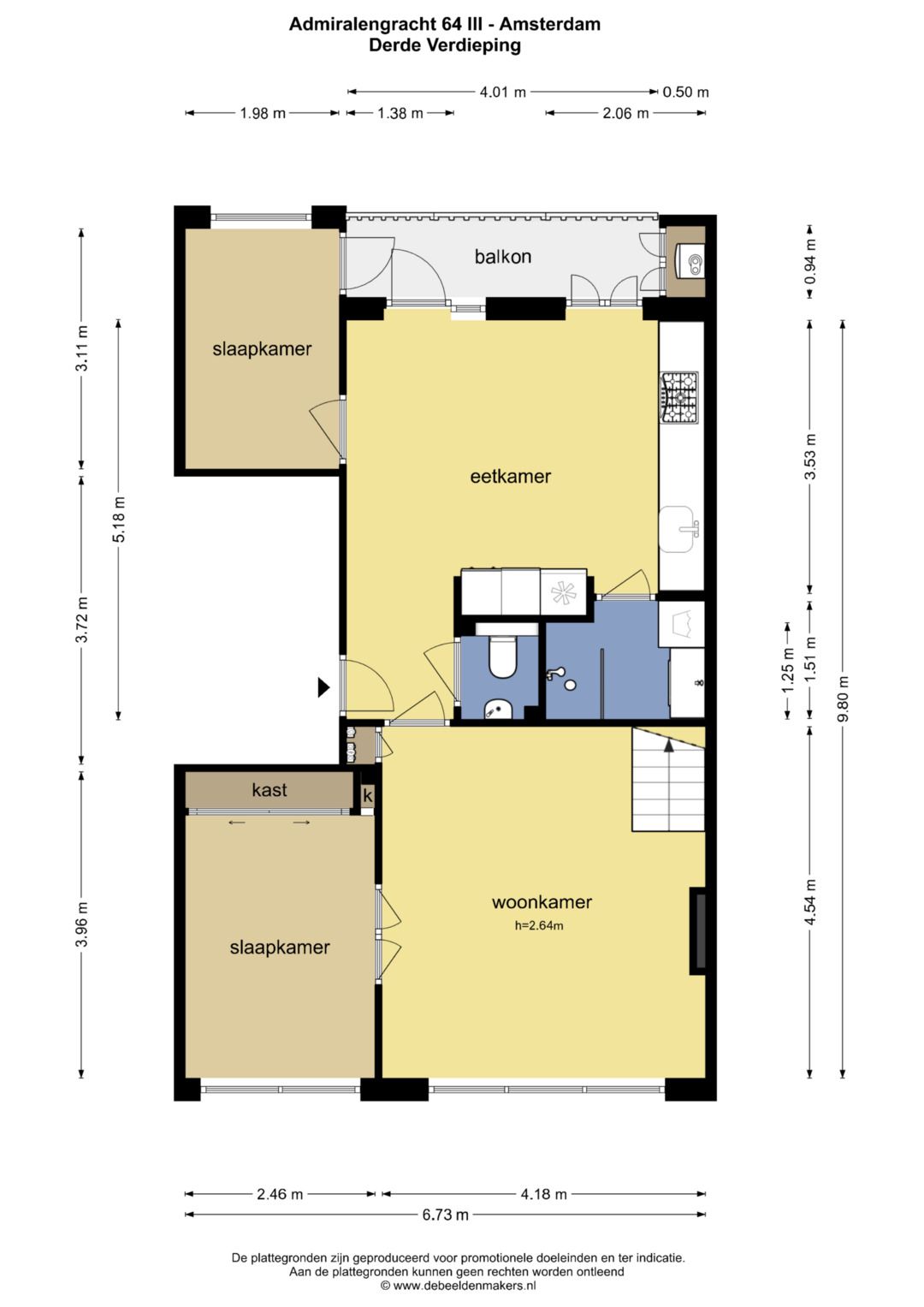 Foto 38 van Admiralengracht 64-3