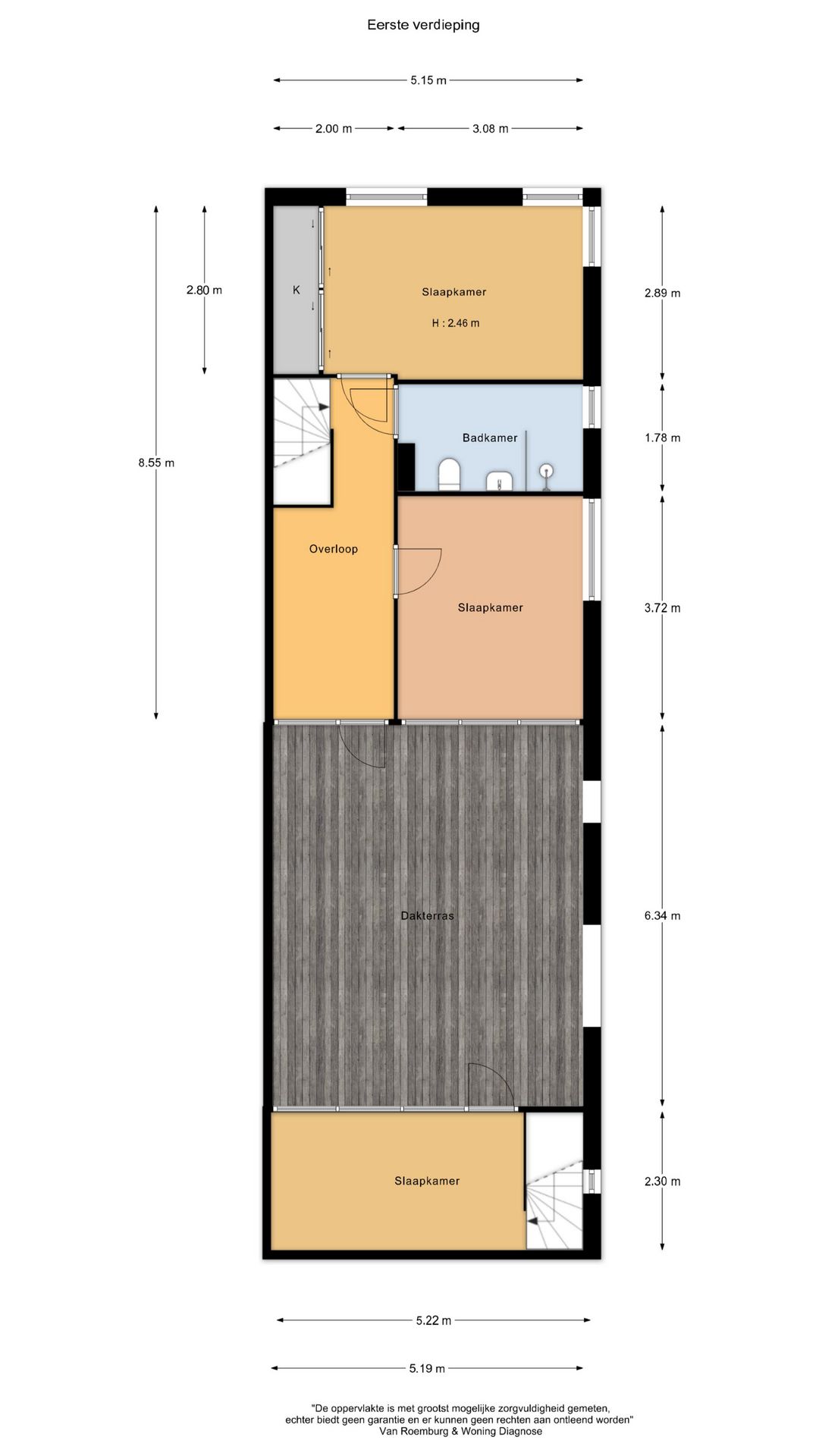 Surprisingly spacious courtyard home with generous rooftop terrace — 22