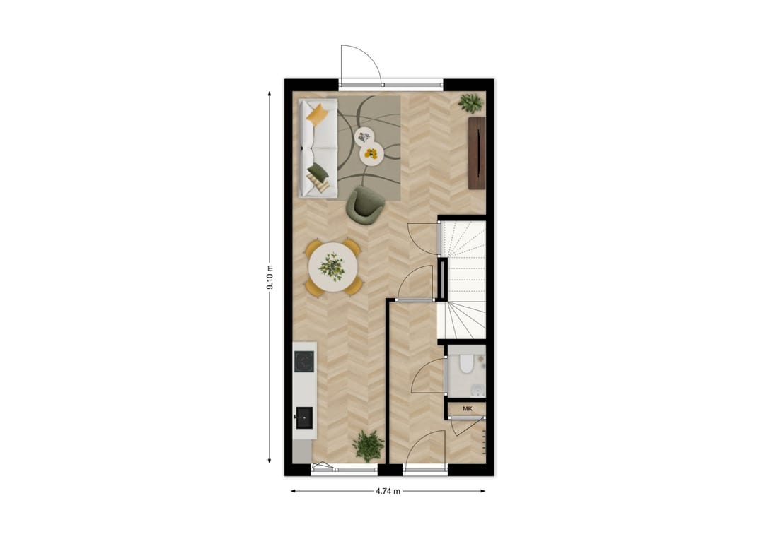 Foto 2 van Rijwoning (Bouwnr. 19)