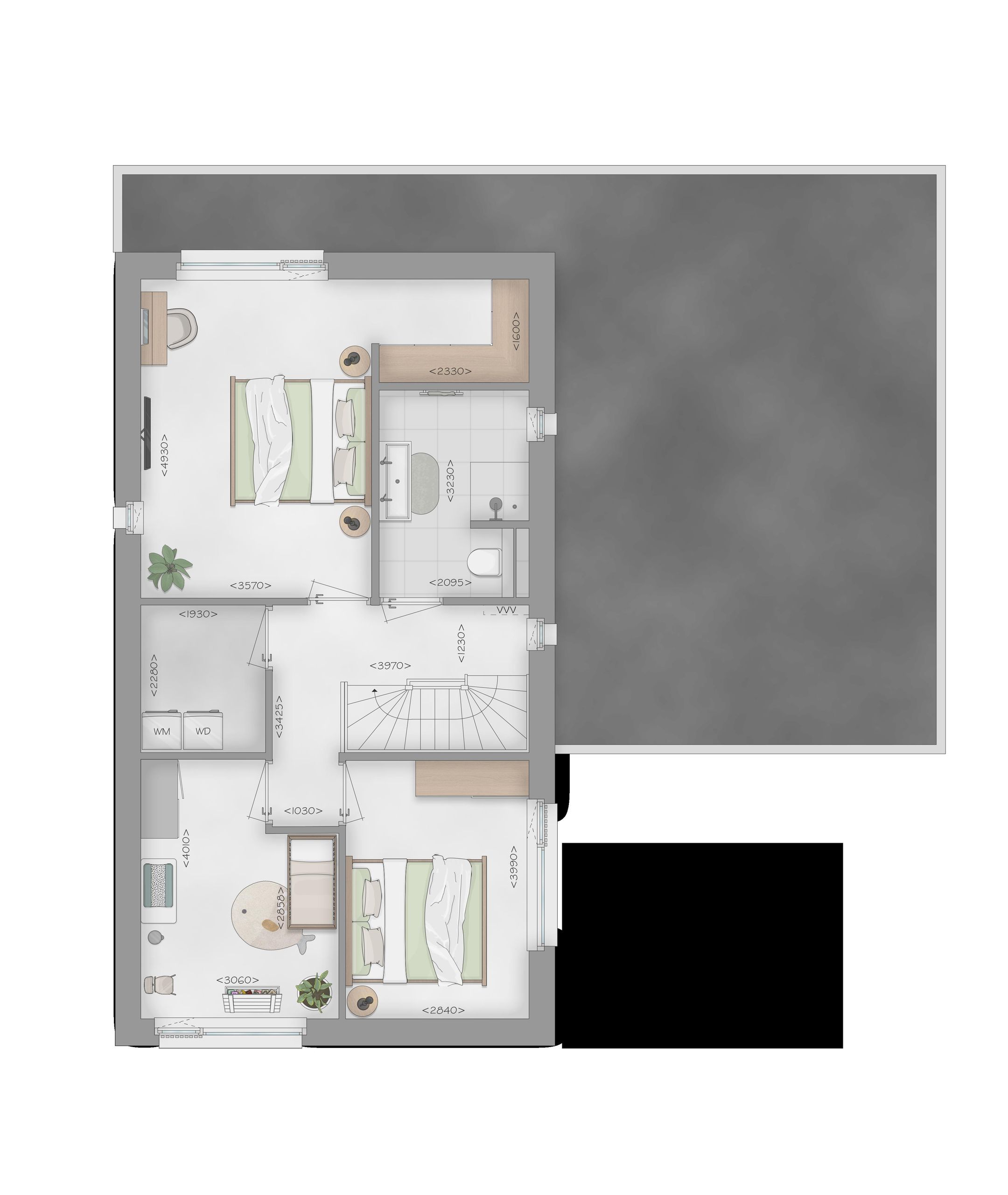 Foto 6 van Karveel Twee-onder-één-kap (Bouwnr. 3A)