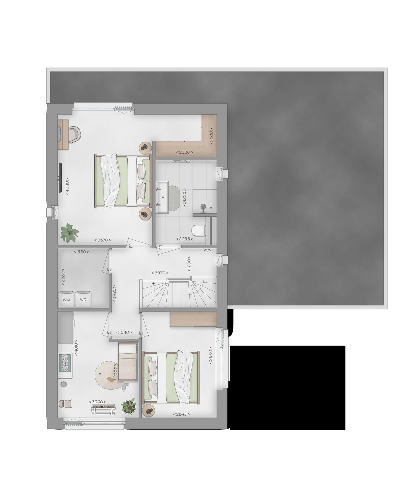 Foto 4 van Karveel Twee-onder-één-kap (Bouwnr. 3b)