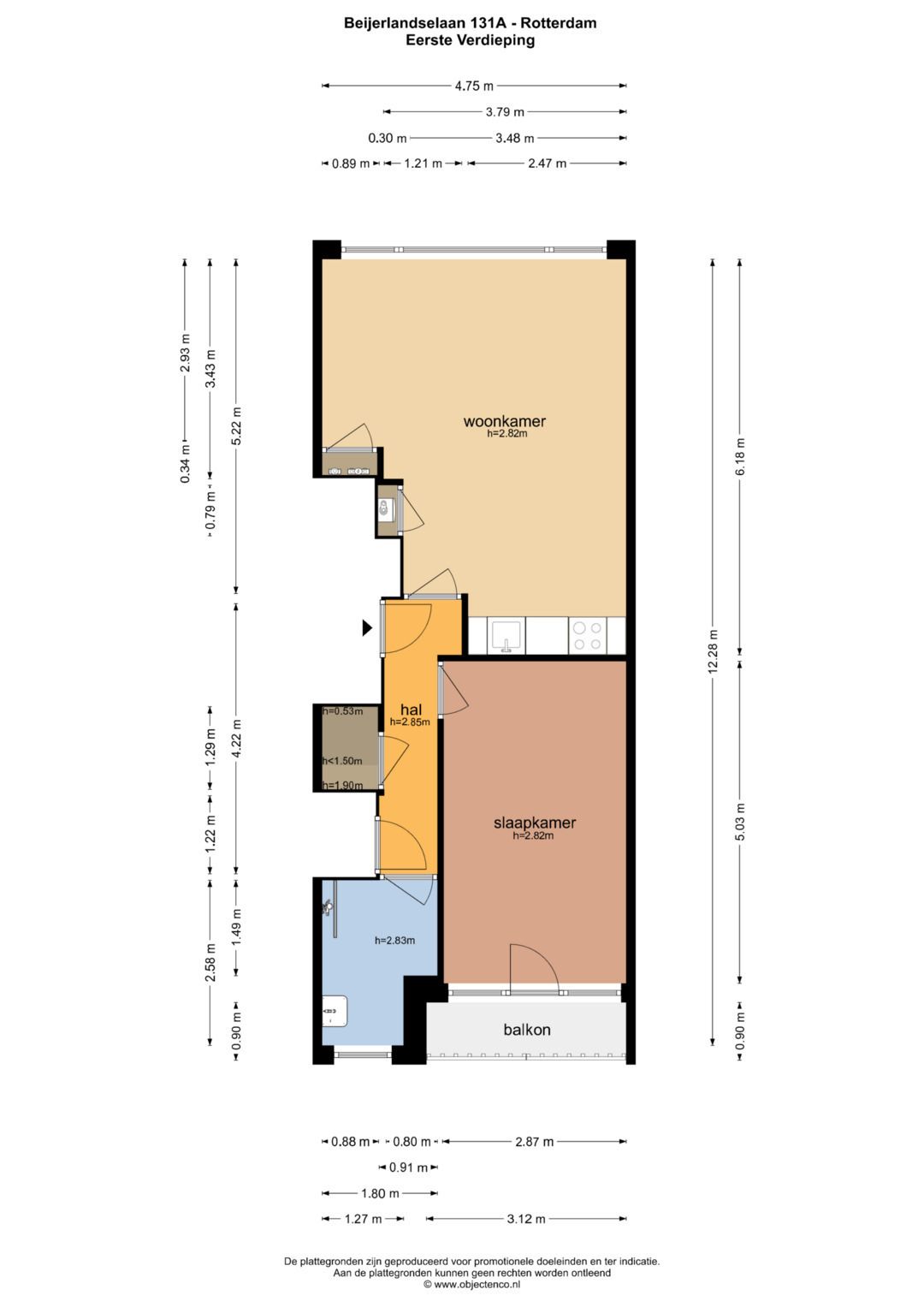 Renovated 2-Room Apartment with Energy Label B in Rotterdam Hillesluis — 20