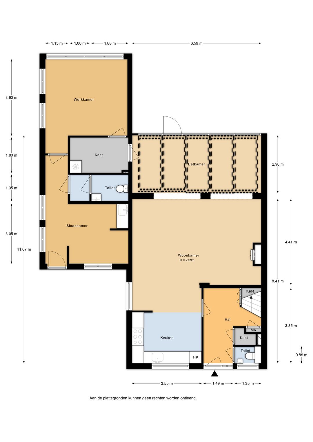 Spacious semi-detached home with practice space and stunning garden in Woudenberg — 48