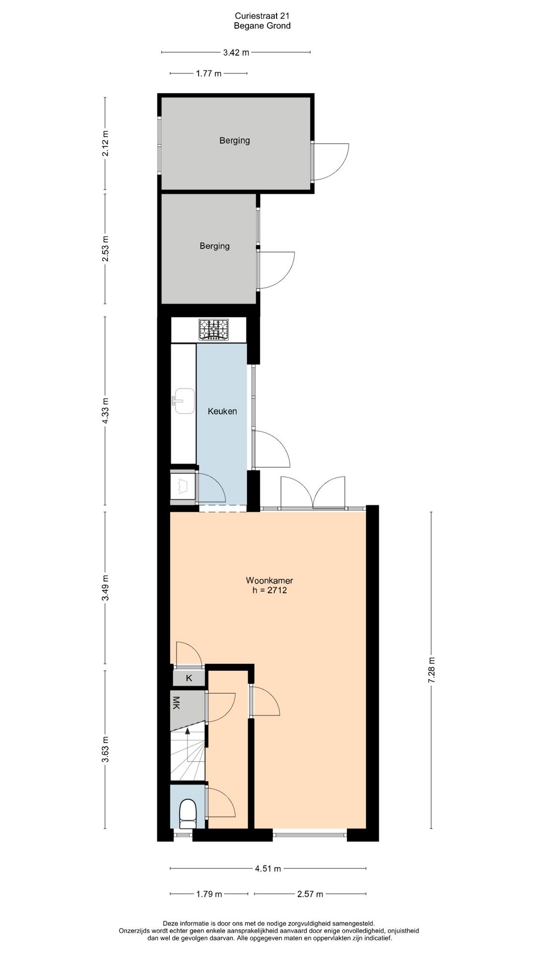 Foto 30 van Curiestraat 21