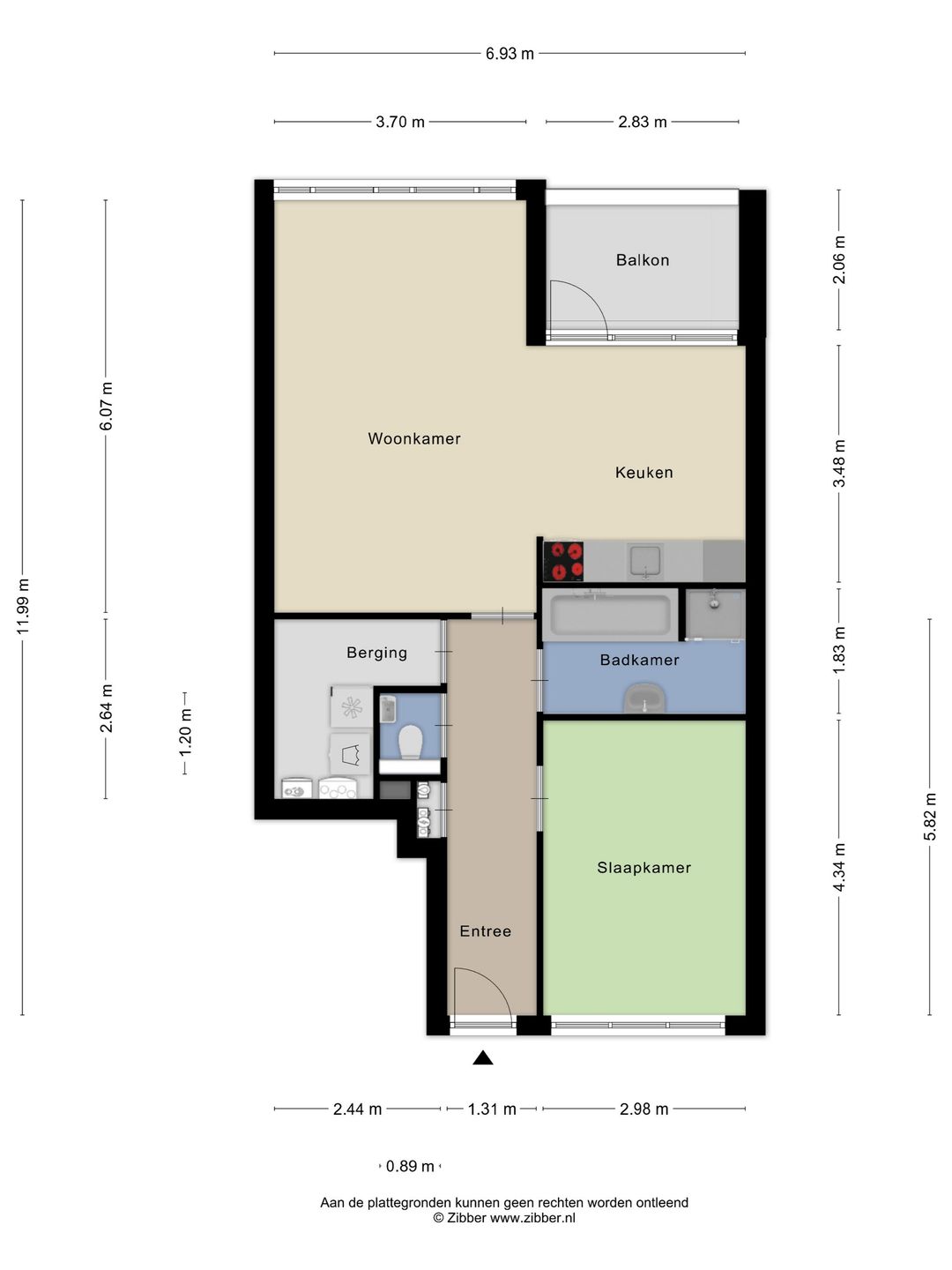 Move-in Ready 2-Room Apartment with Private Parking in Nijmegen Center — 38