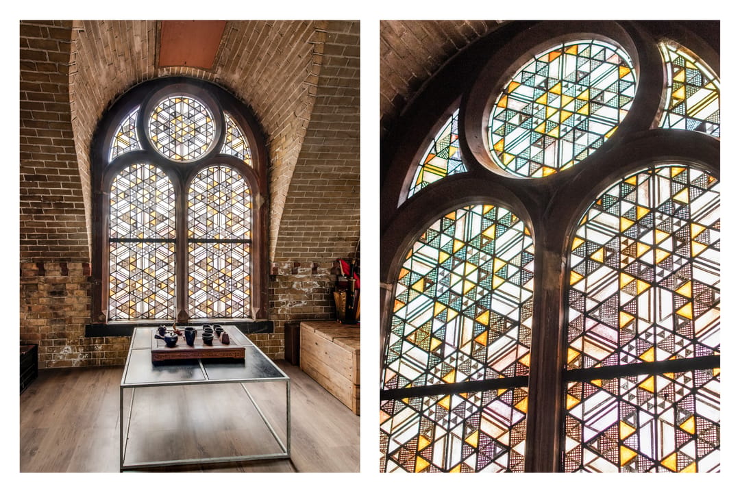 Historic Chapel Apartment with Bijvoet Stained Glass in Haarlem Monument — 20