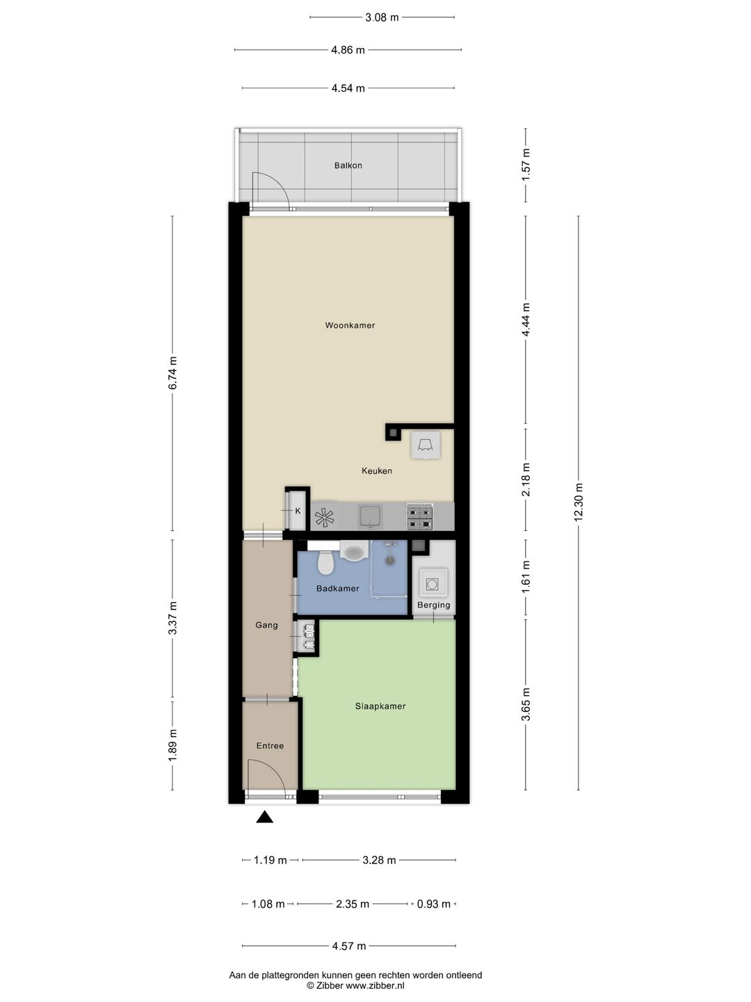 Move-in ready 1-bedroom apartment with balcony and storage in green residential area — 32