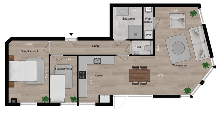 Photo 3 of Appartement 2 (Bouwnr. 0)