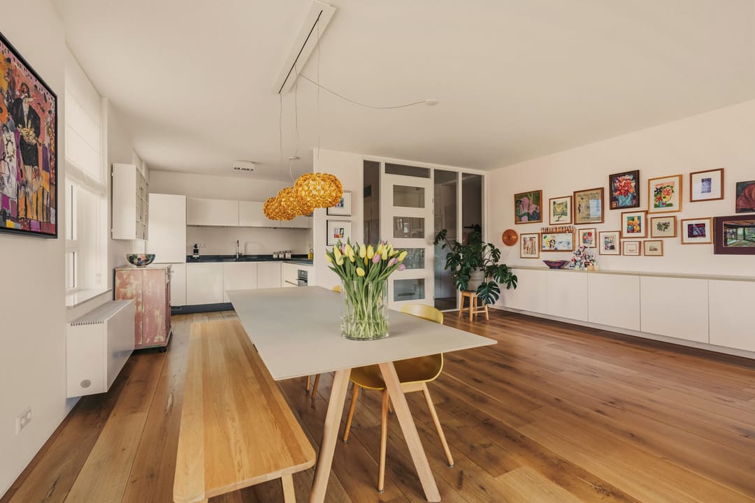 Spacious corner apartment with harbor views in IJburg — 23
