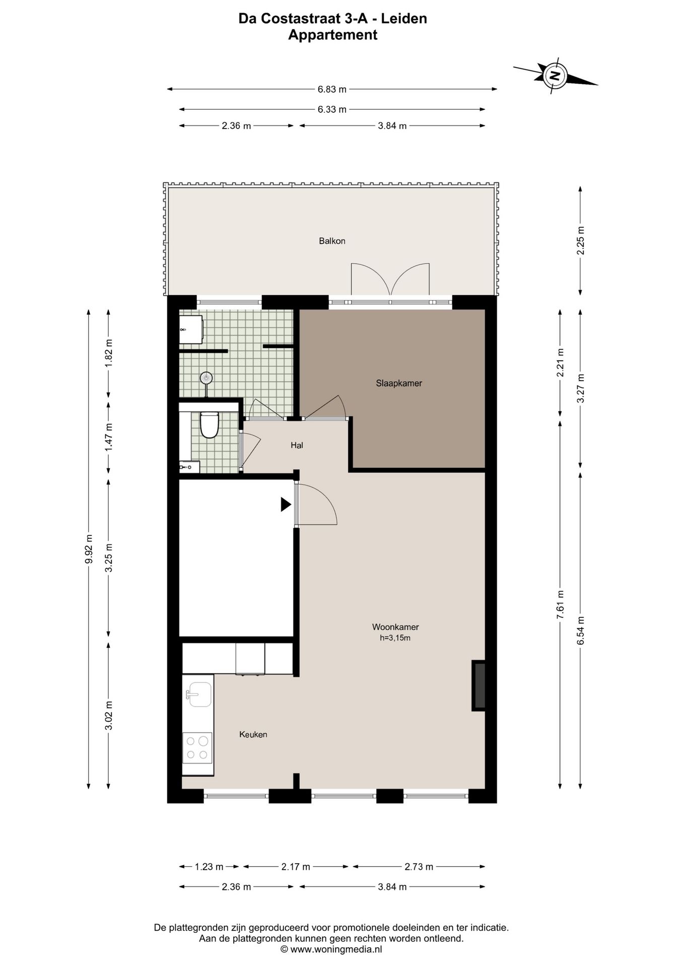 Foto 18 van Da Costastraat 3-A