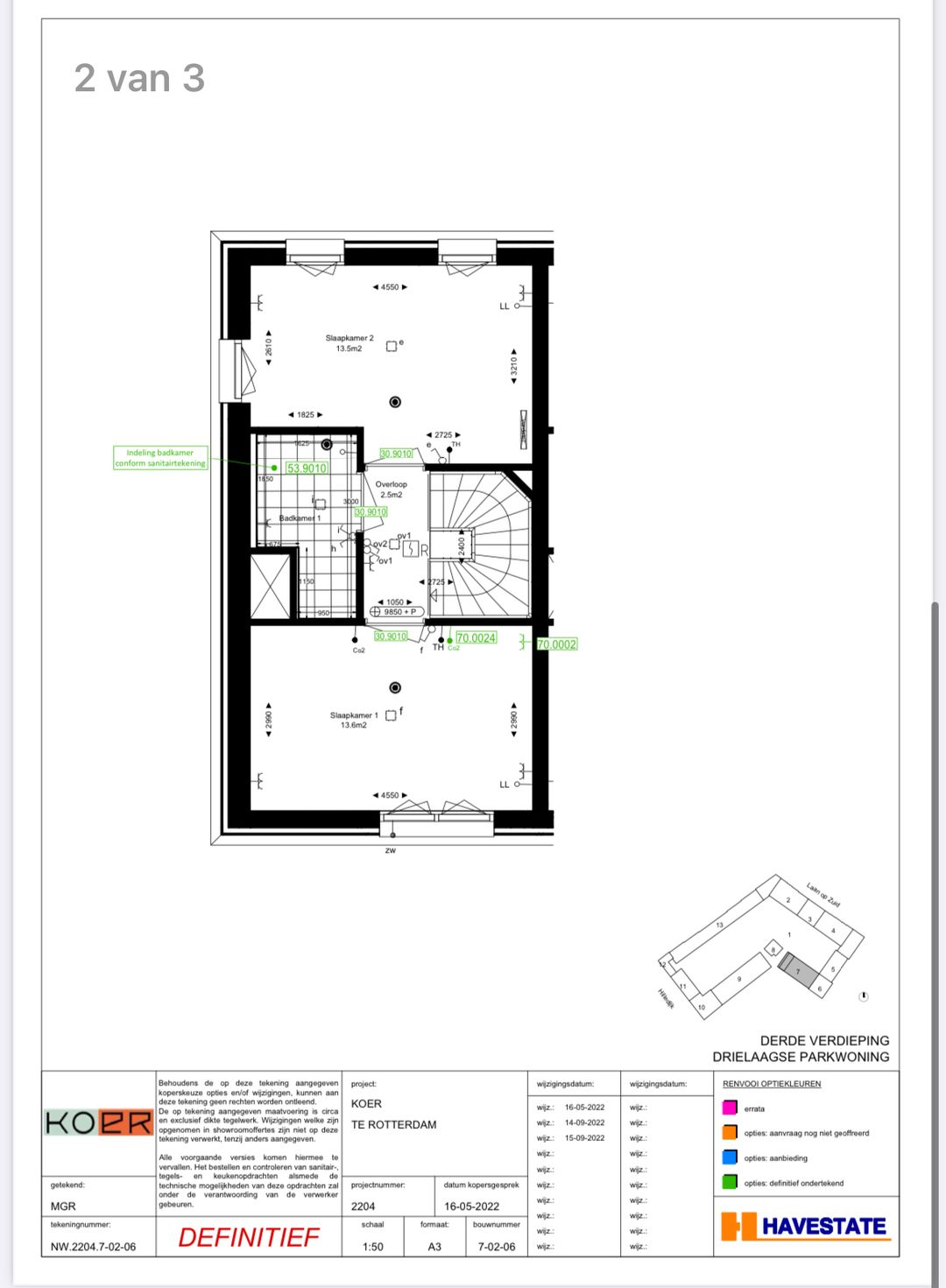 Spacious three-story apartment in green KOER development Rotterdam-Zuid — 35