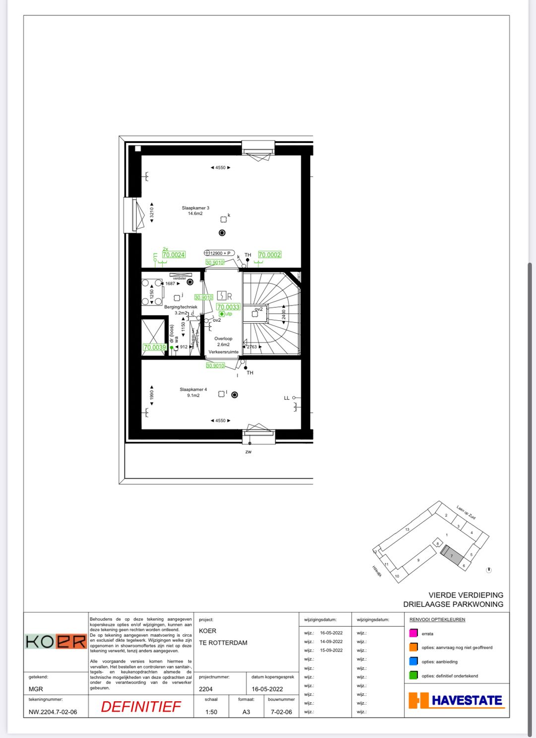Spacious three-story apartment in green KOER development Rotterdam-Zuid — 36