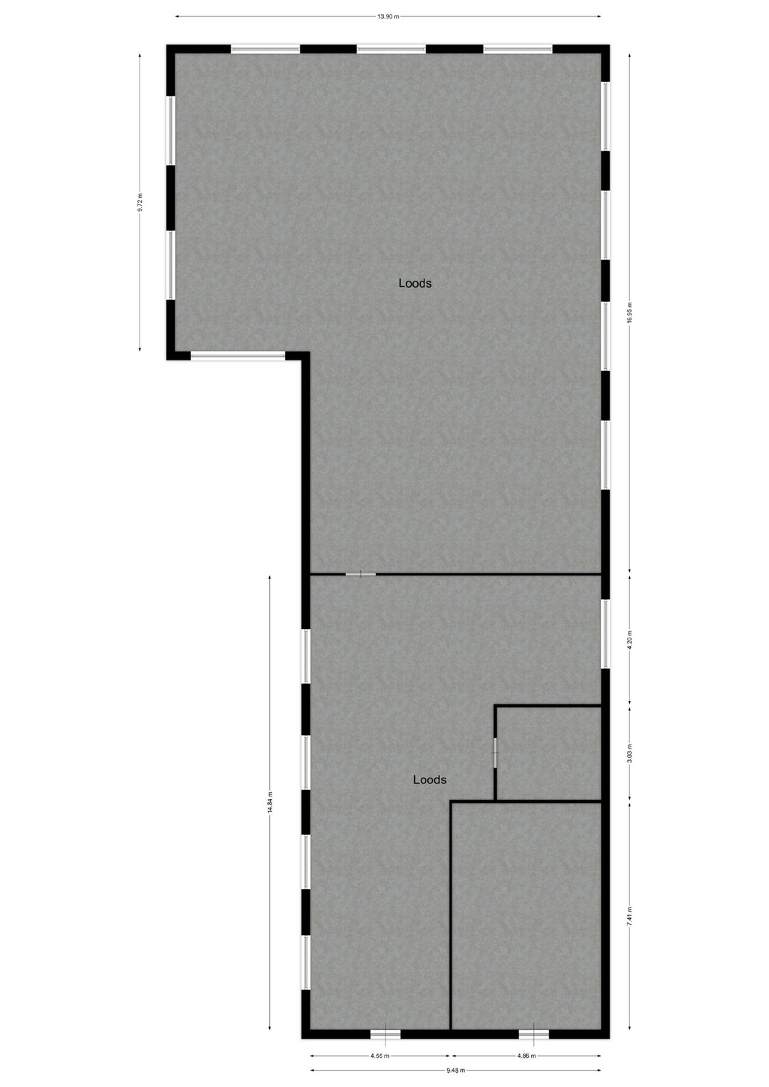Characteristic shop/residence with spacious warehouse in Bunde centre — 44