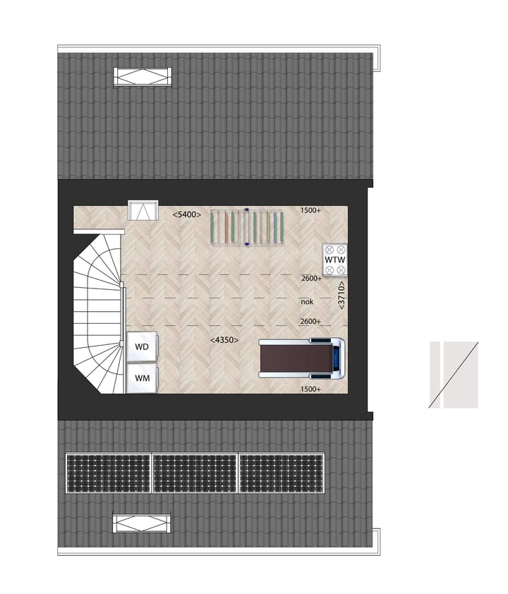 Foto 4 van Twee-onder-een-kapwoning (Bouwnr. 1)