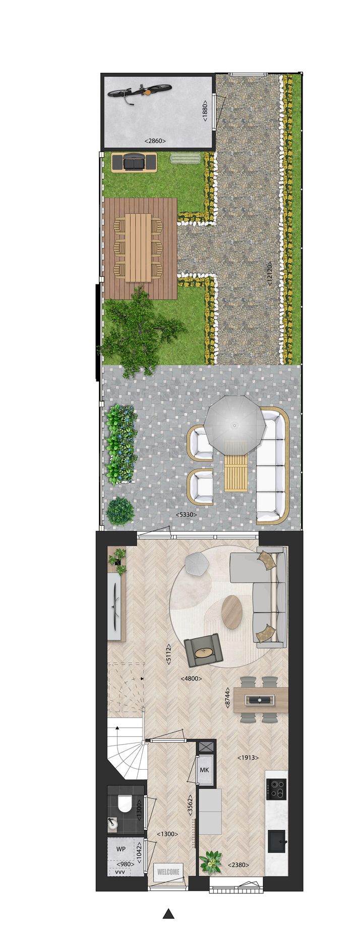 Foto 3 van Rijwoningen 3-laags (Bouwnr. 11)