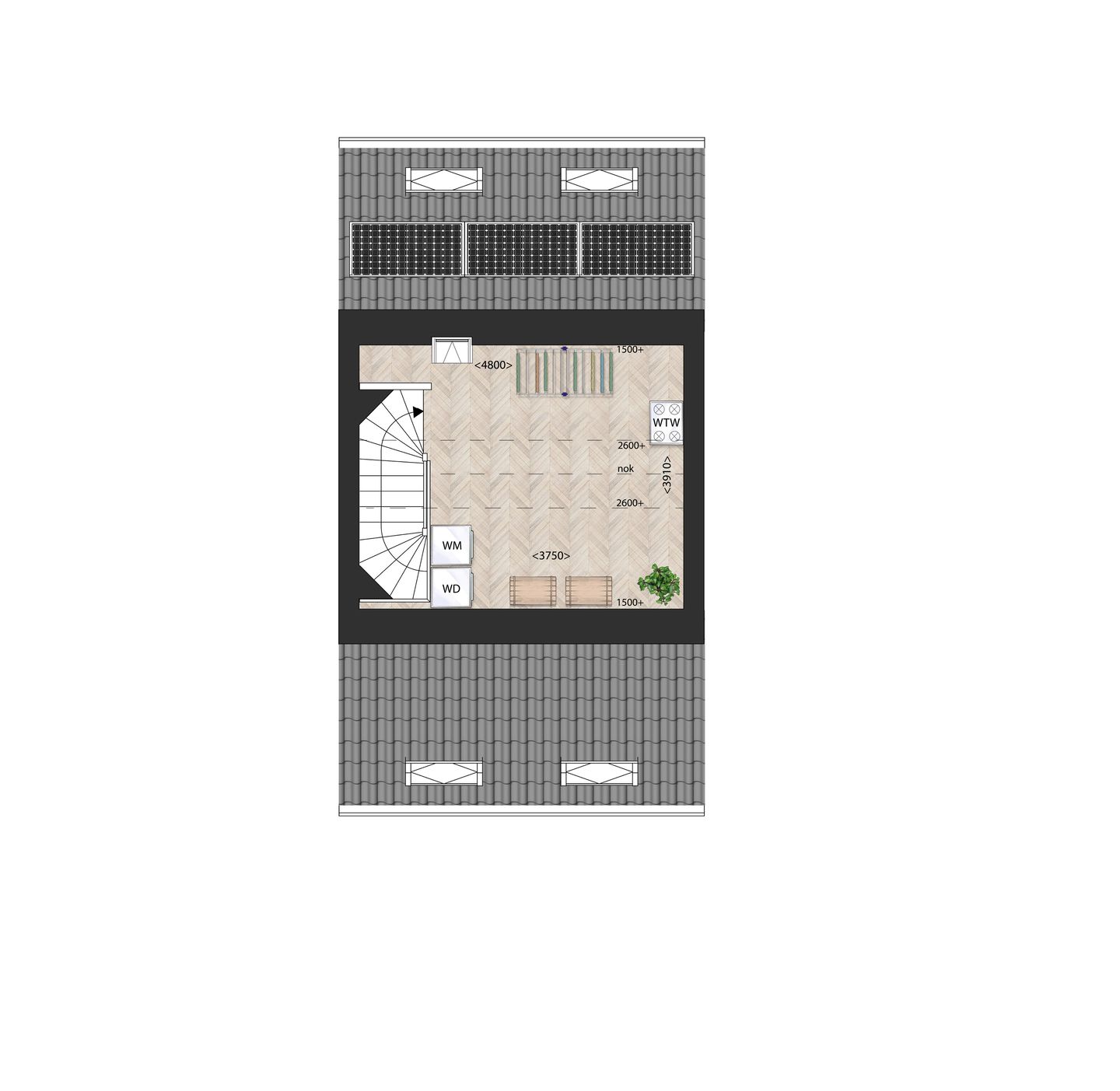 Foto 4 van Rijwoningen 3-laags (Bouwnr. 9)