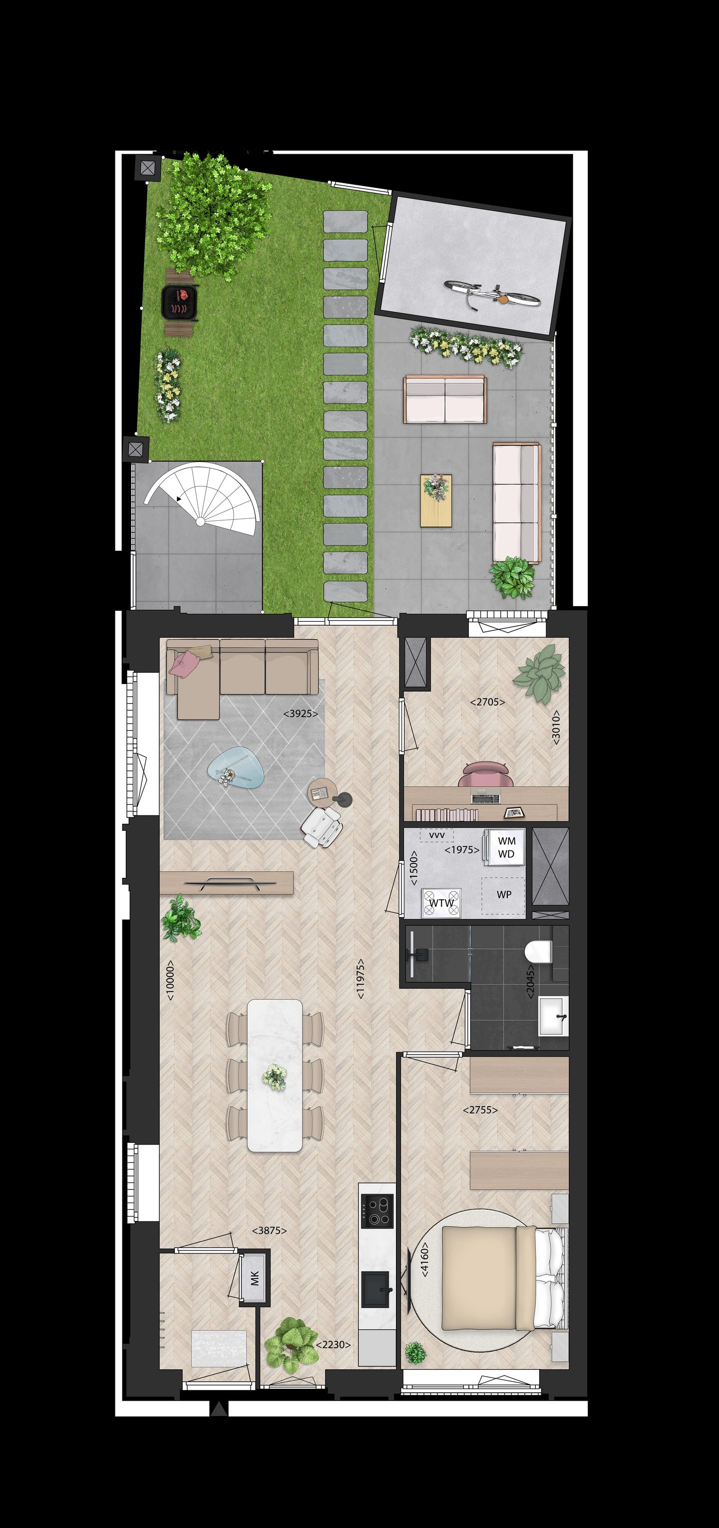 Foto 4 van Hoekappartement (Bouwnr. 39)