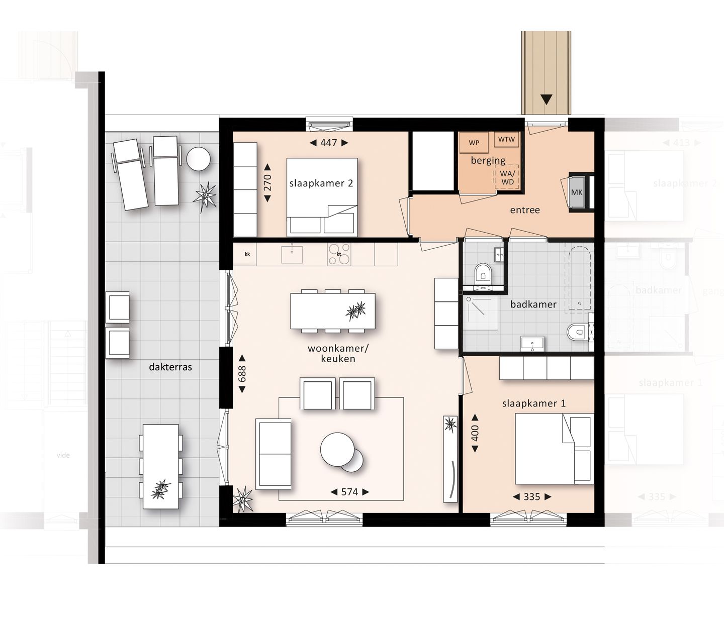 Foto 5 van Appartement (Bouwnr. 13)