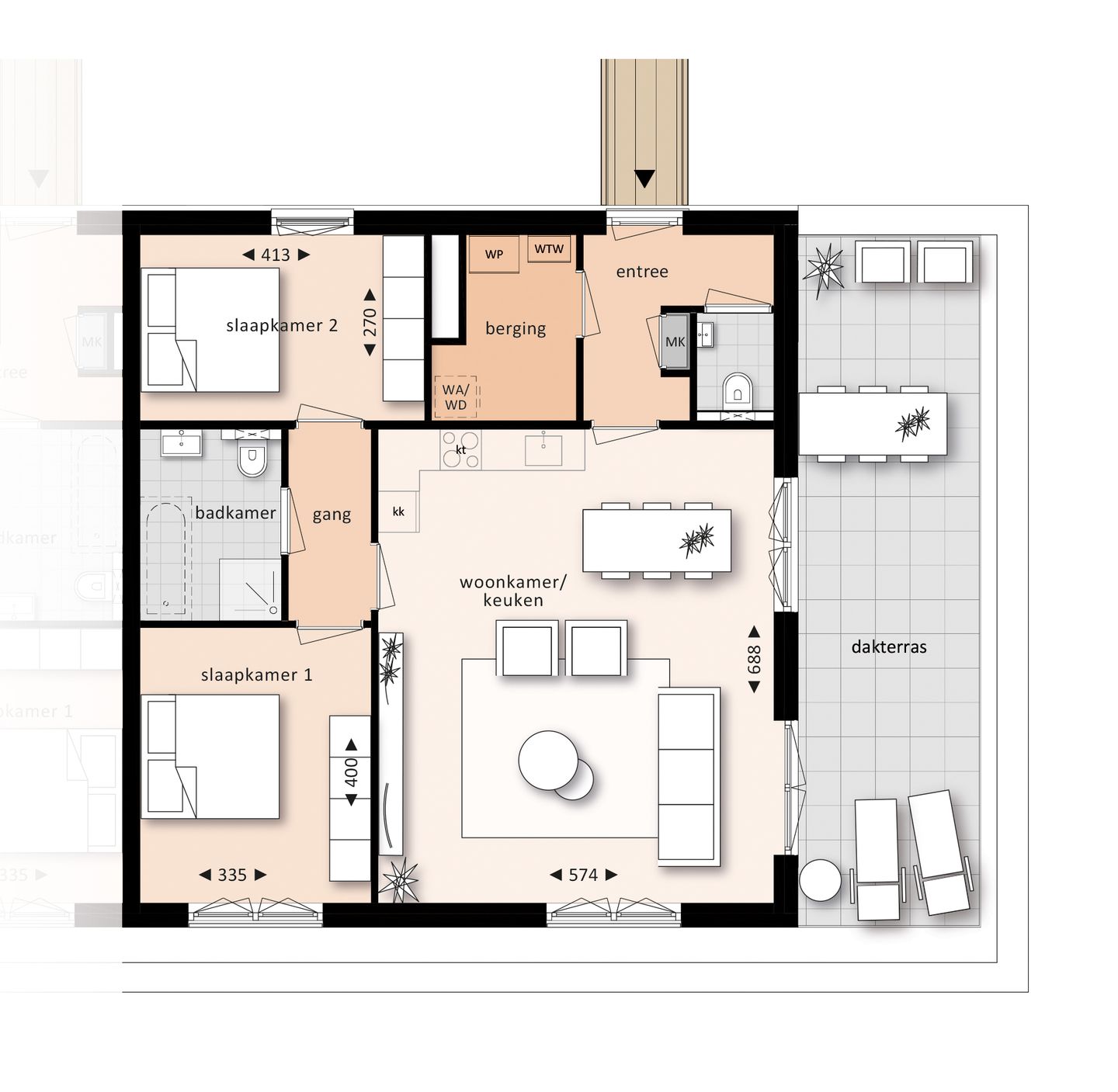 Foto 5 van Appartement (Bouwnr. 14)