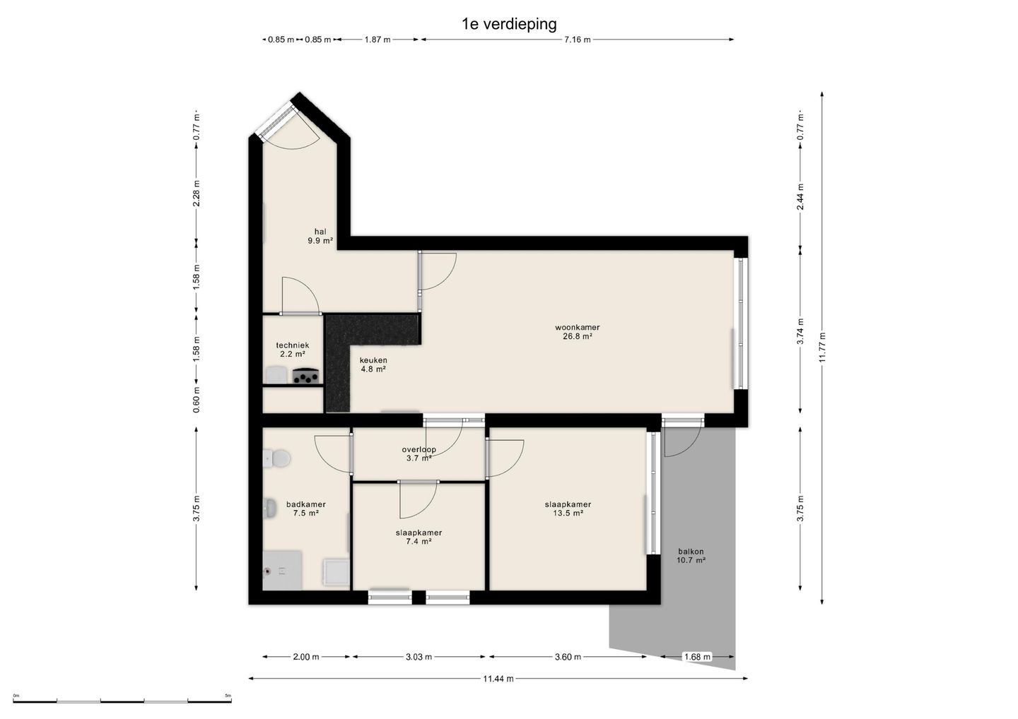Comfortable apartment with balcony and private garage in Kerkrade — 23