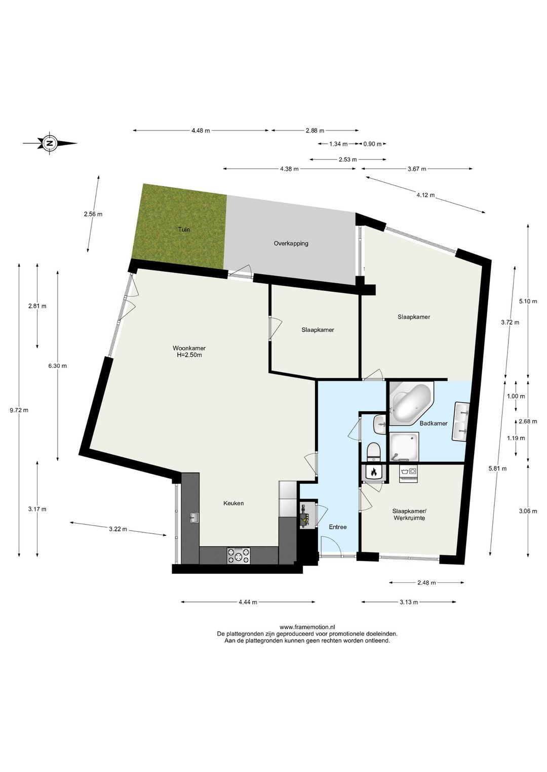 Spacious ground-floor corner apartment with free views and extra room in quiet residential area — 34