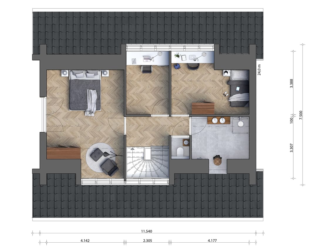 Foto 13 van De Polderloft (Bouwnr. 5)