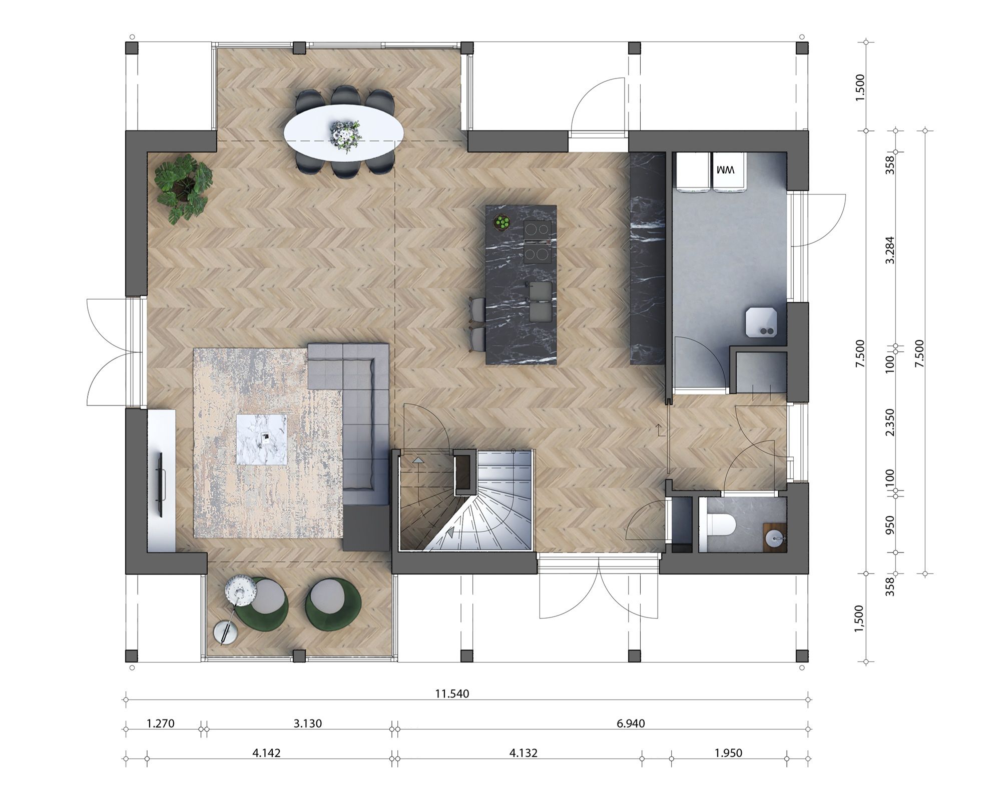 Foto 12 van De Polderloft (Bouwnr. 5)
