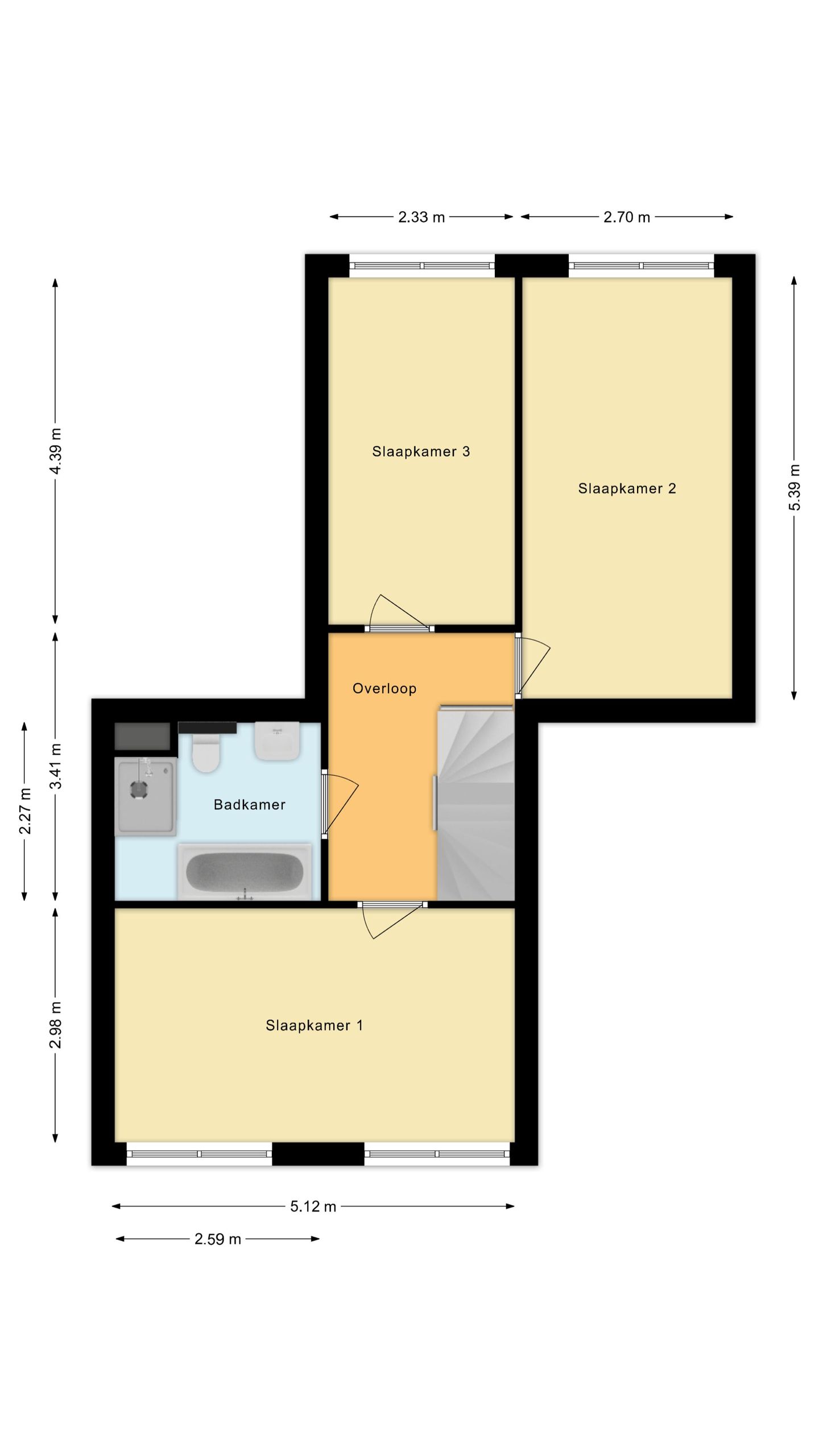 Modern family home with spacious living area near green courtyard — 33