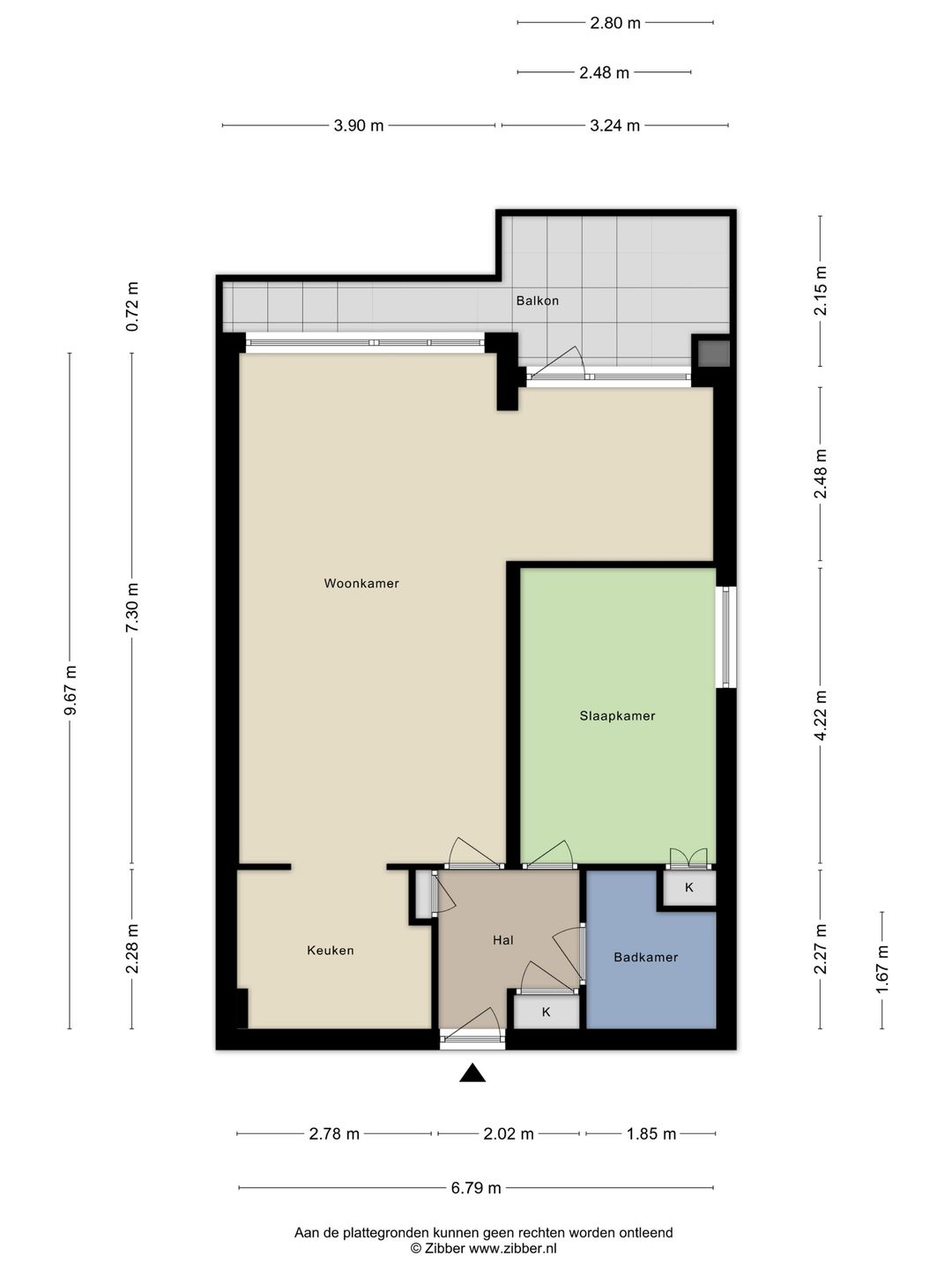 Corner apartment with sunny west-facing balcony in Driemanspolder-Oost — 26