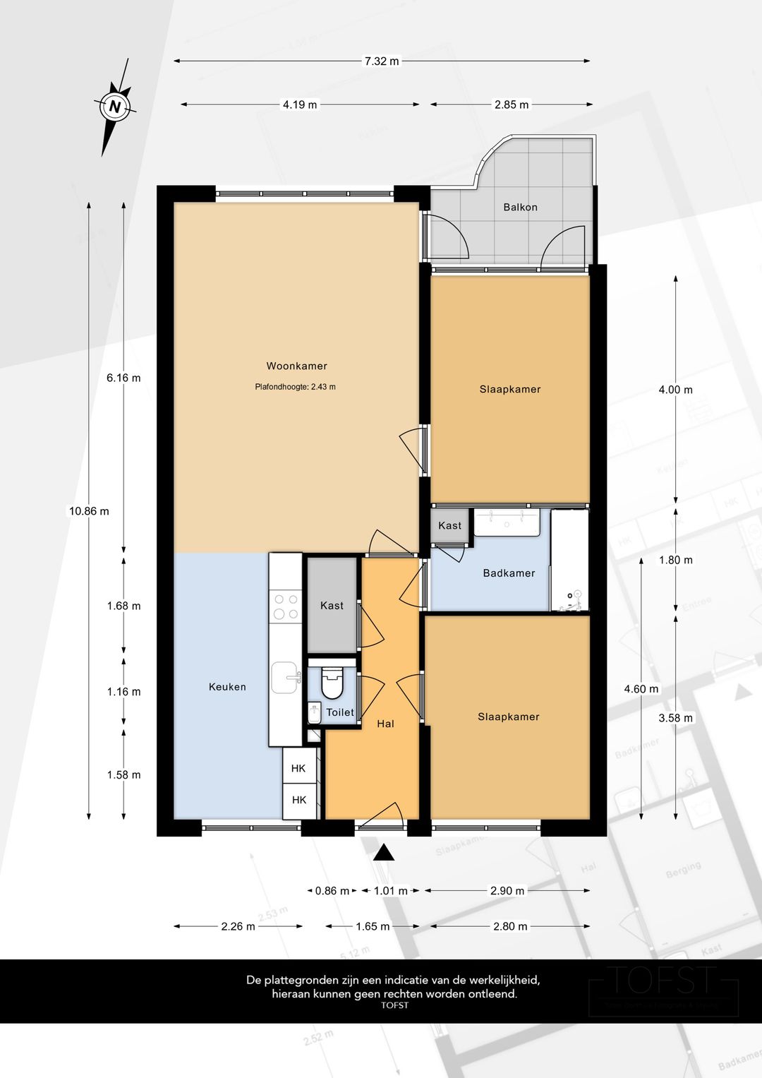 Modern 3-Room Apartment with Energy Label A in Rotterdam City Center — 37