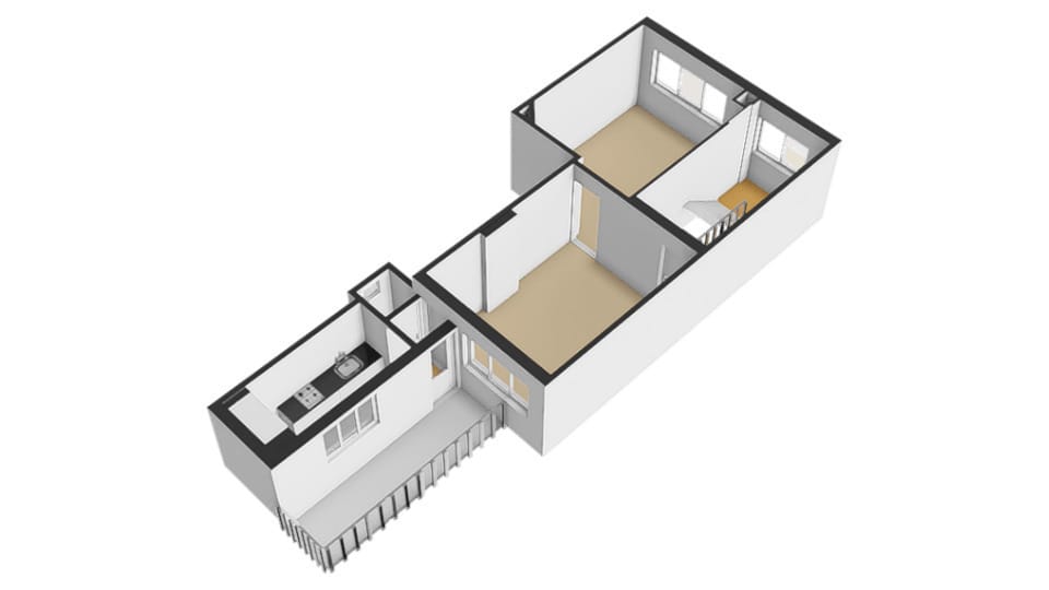 Spacious upper-floor apartment with church view and roof terrace in Venlo Withuis — 40