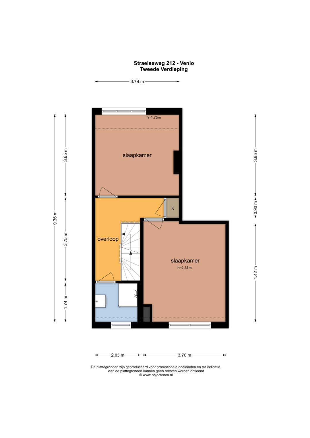 Spacious upper-floor apartment with church view and roof terrace in Venlo Withuis — 42