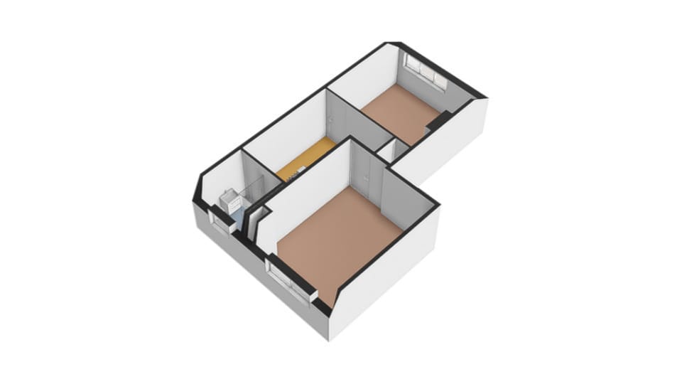 Spacious upper-floor apartment with church view and roof terrace in Venlo Withuis — 43