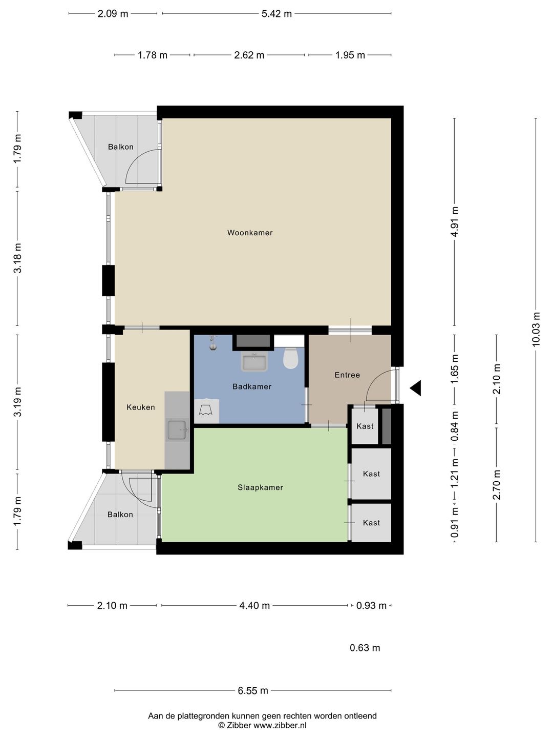 Light 2-room apartment with new bathroom in car-free complex — 28