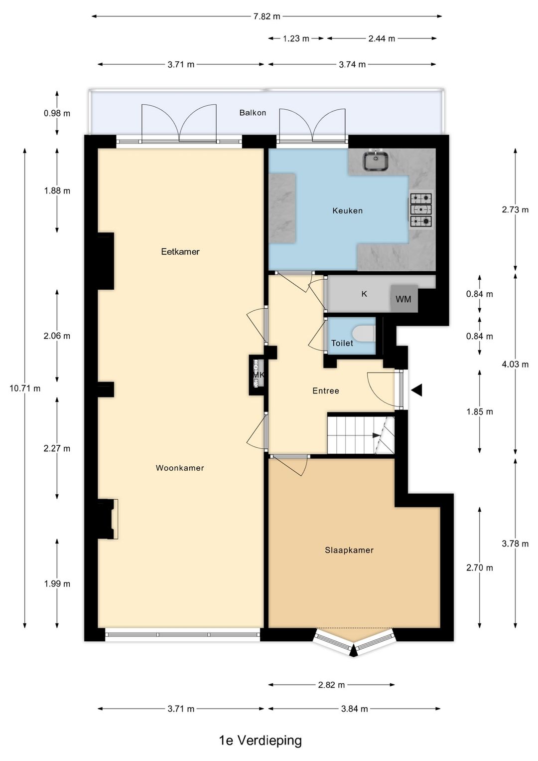 Foto 37 van Breitnerstraat 45-A01