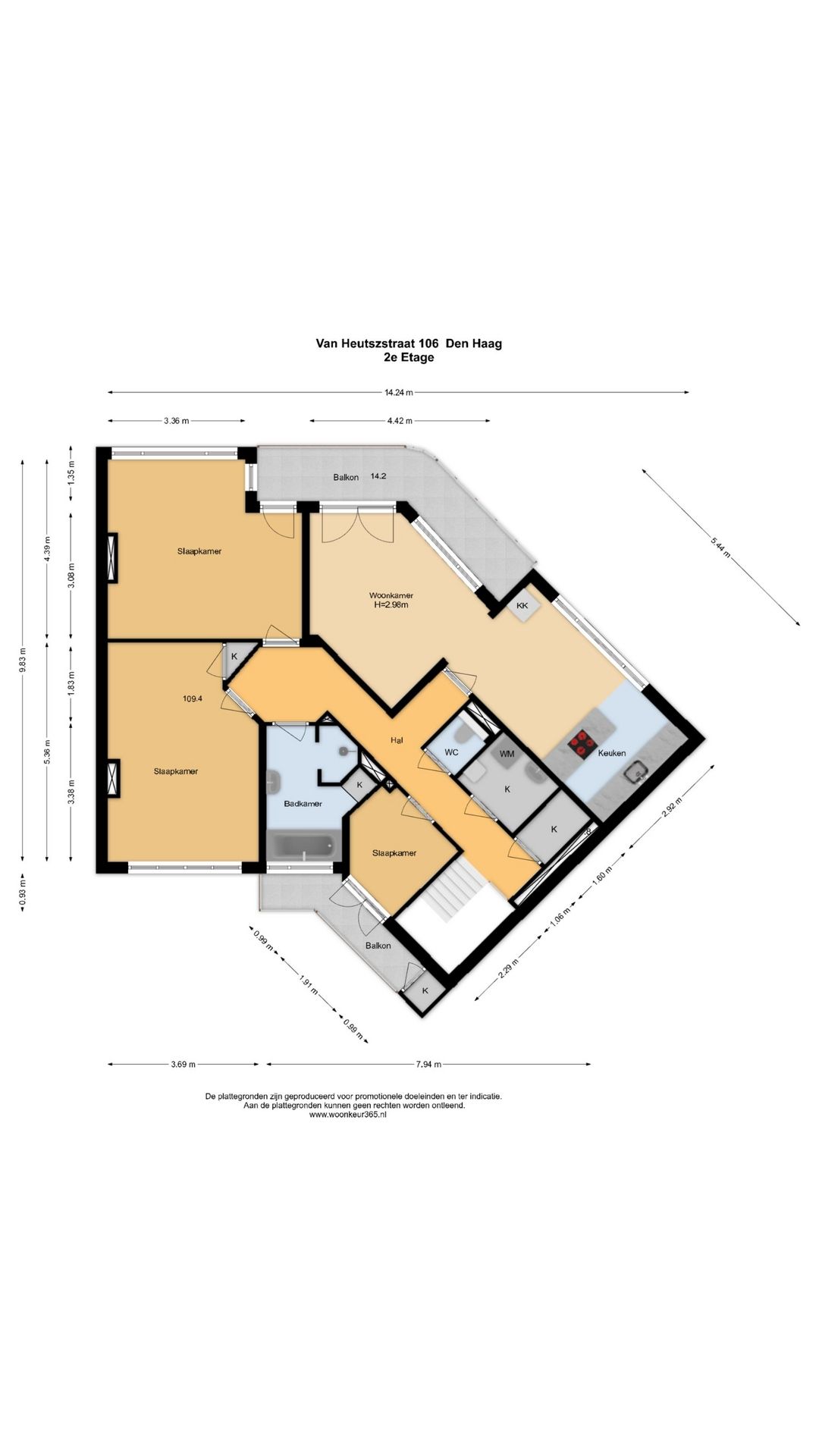Renovated Apartment with Three Bedrooms and City Views in Bezuidenhout — 26