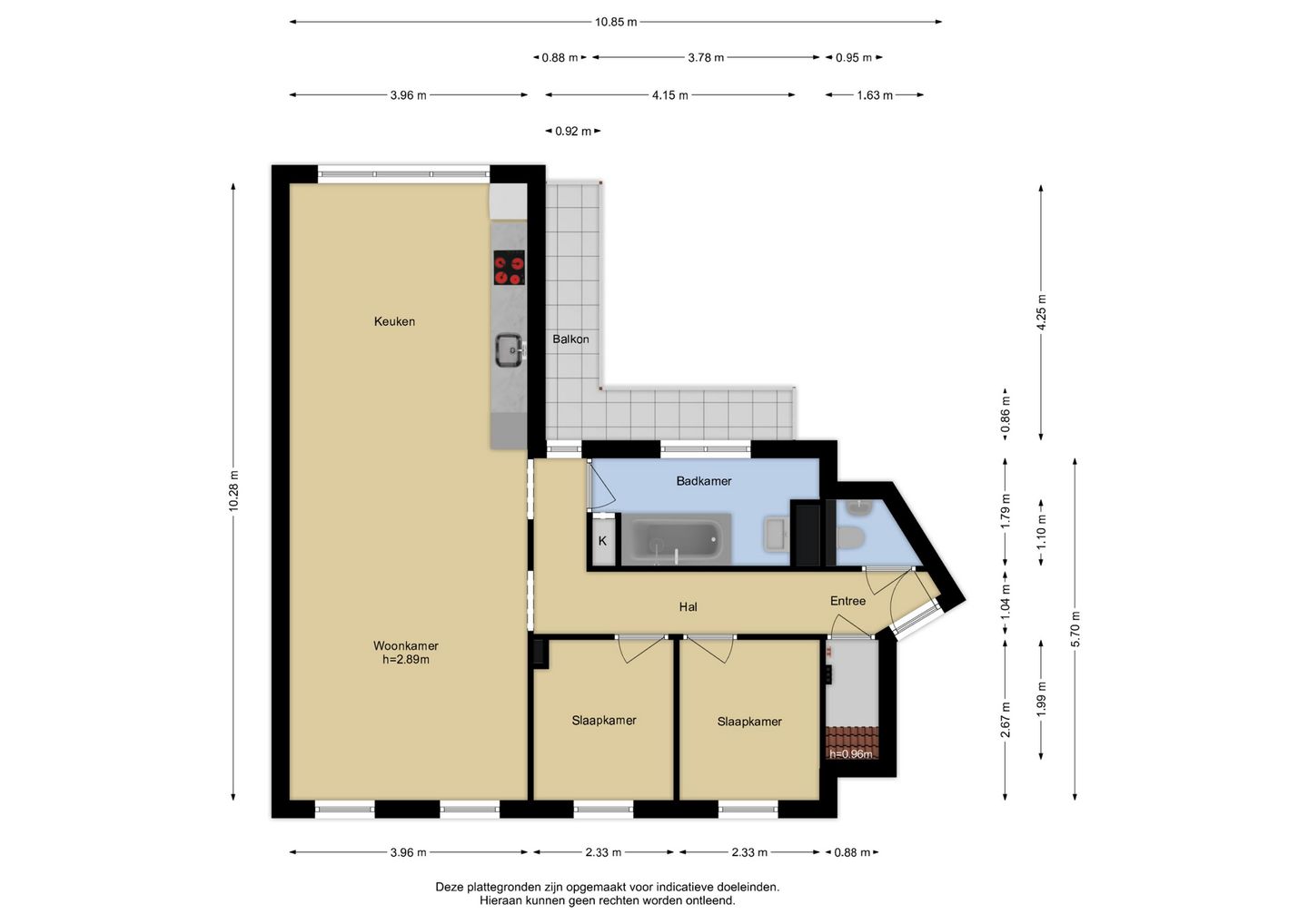 Renovated 3-room apartment with balcony in Transvaal — 20