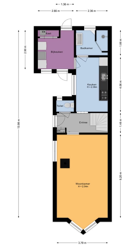 Charming Semi-Detached Starter Home with Private Backyard in Grootebroek — 41