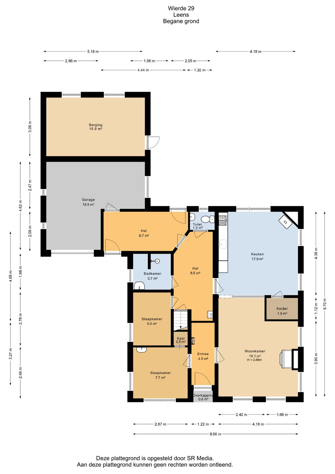 Detached family home with expansive plot and scenic views near estate Verhildersum — 50