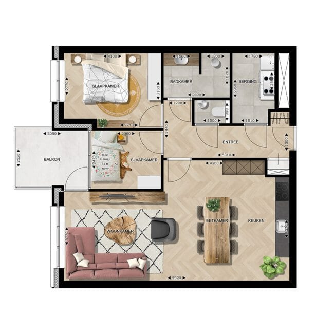 Photo 6 of Zilverlinde Appartement type B (Bouwnr. 27)