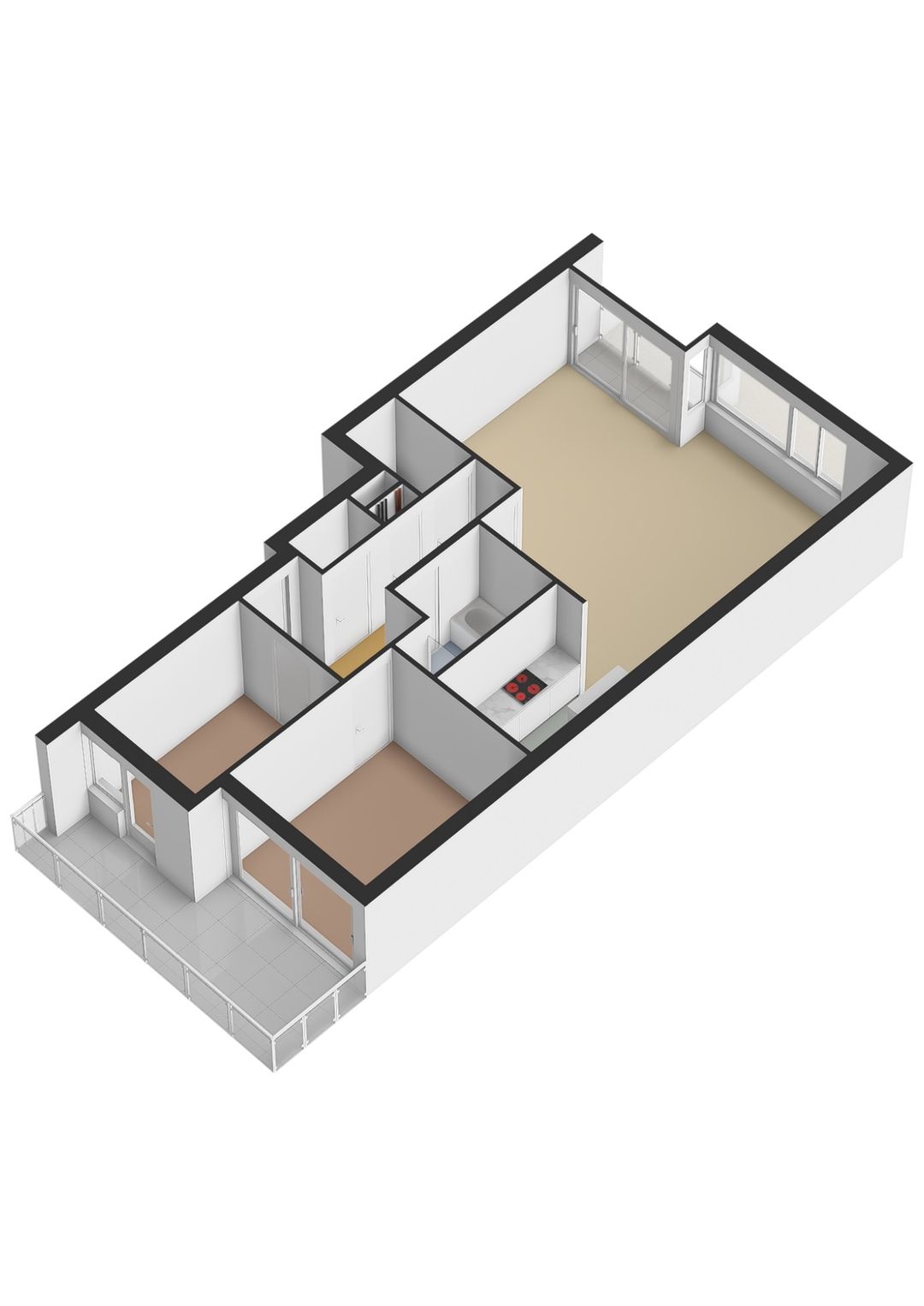Modernized 3-room apartment with 2 balconies in the heart of Zeist — 36