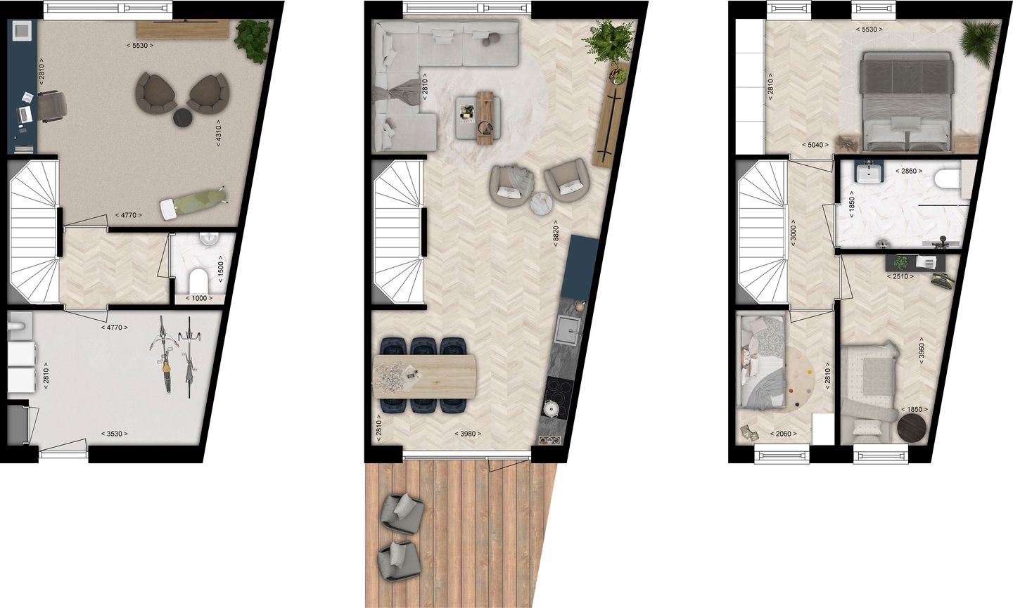 Foto 4 van Stadswoning type R (Bouwnr. 7)