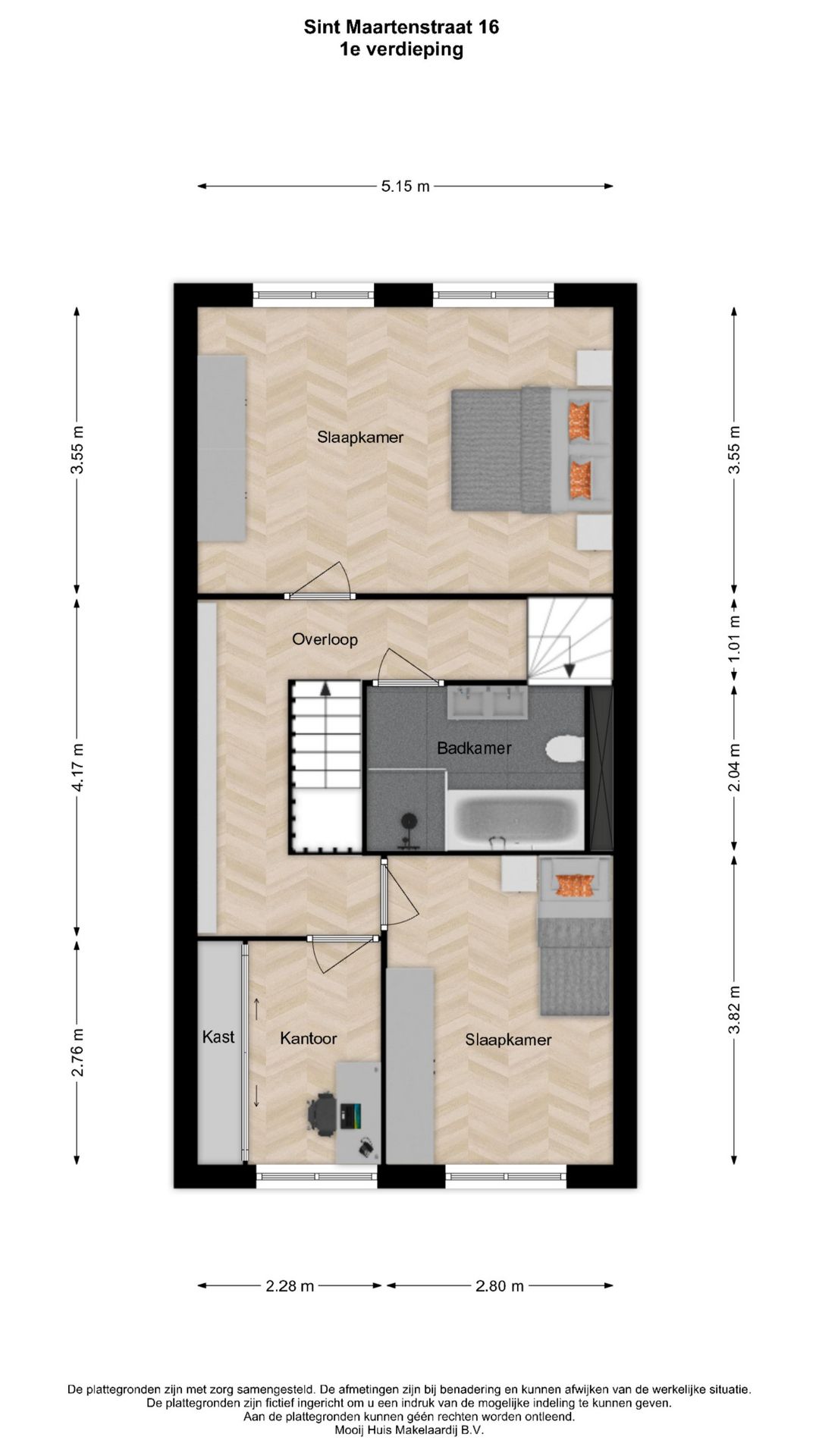 Waterfront End House with Terrace Near Alphen Center — 48