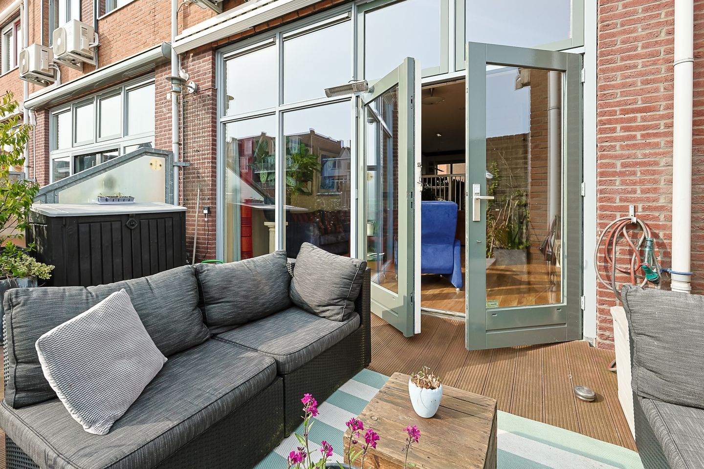Waterfront End House with Terrace Near Alphen Center — 44