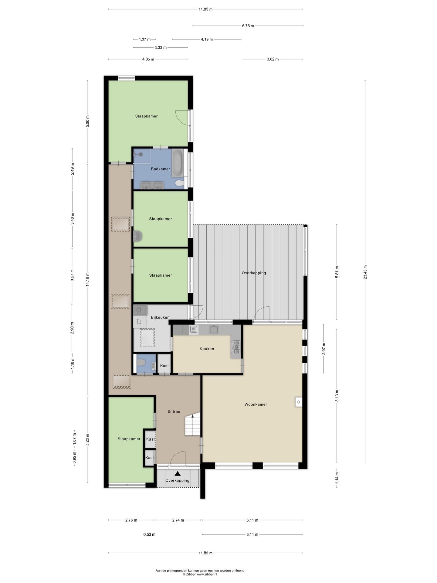 Spacious Freestanding Semi-Bungalow with 5 Bedrooms and Large Garden in Made — 61