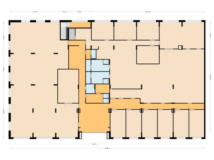Louis Porquinlaan 1-3 situatie