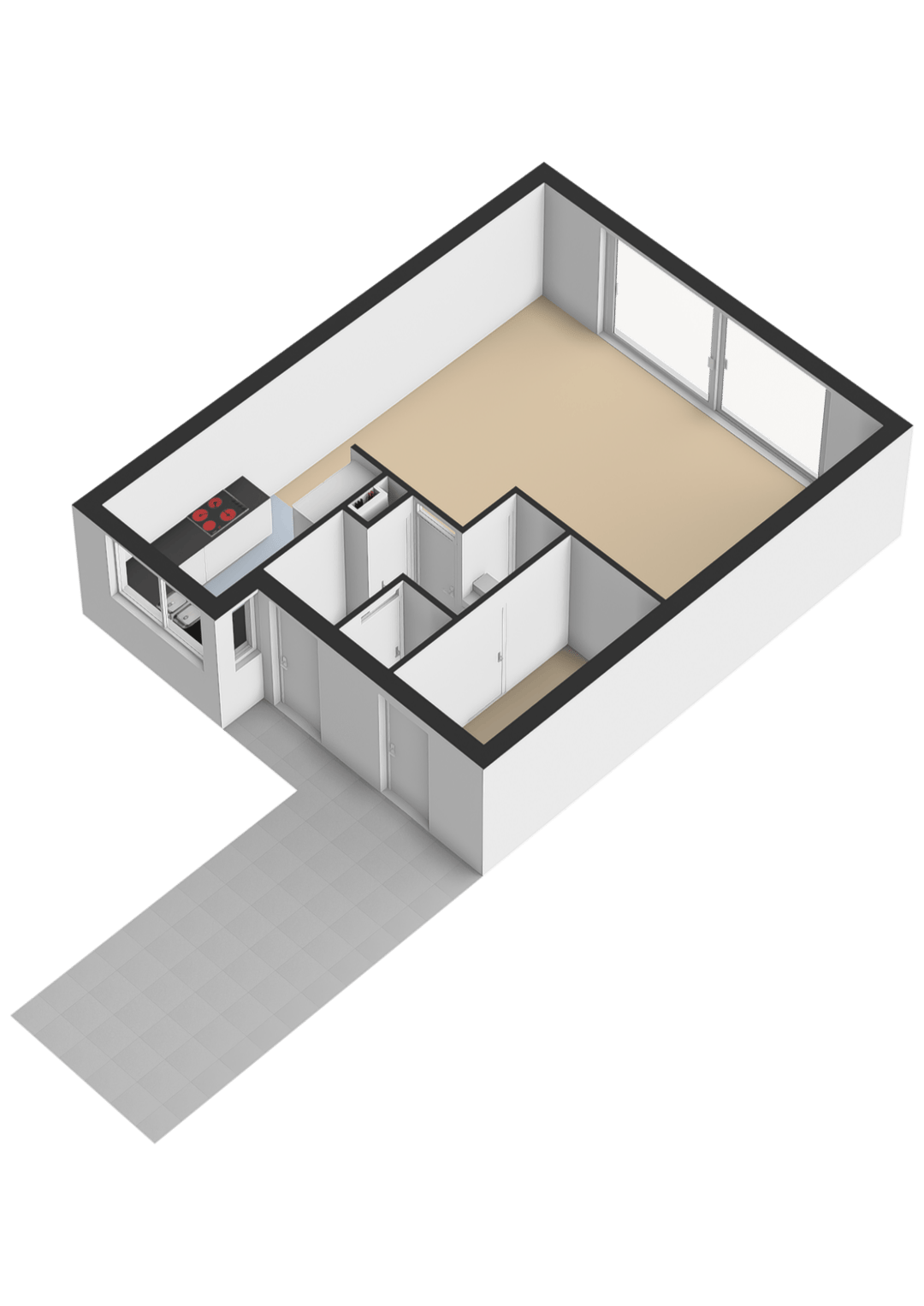 Energy-efficient family home with 5 bedrooms, solar panels and private parking — 59