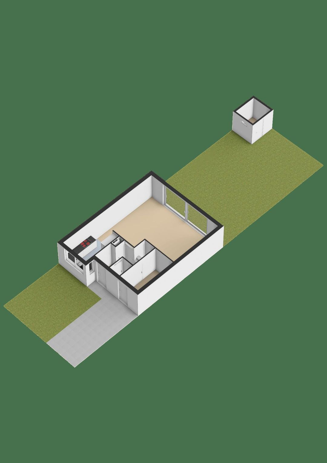 Energy-efficient family home with 5 bedrooms, solar panels and private parking — 58
