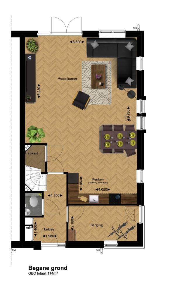 Foto 6 van 2-onder-1-kapwoning (Bouwnr. 4)