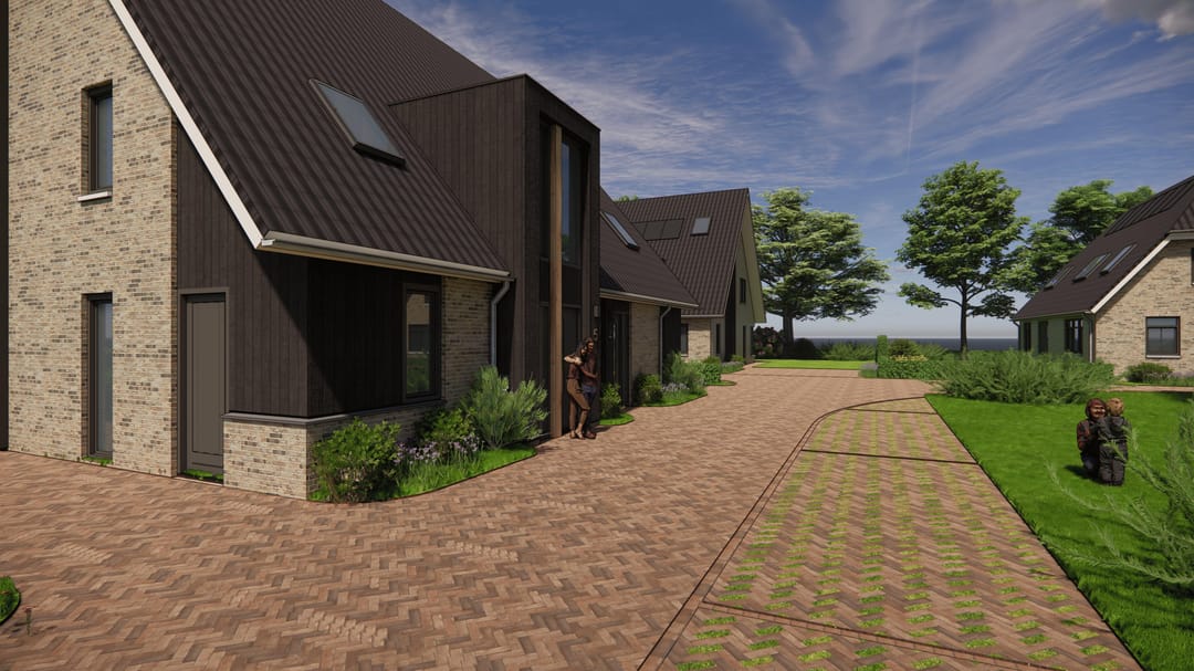 Foto 2 van 2-onder-1-kapwoning (Bouwnr. 5)